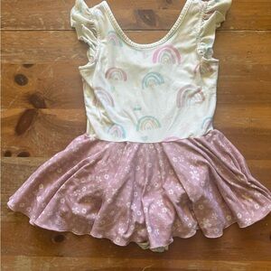 Cheeky Plum White and Pink Dress